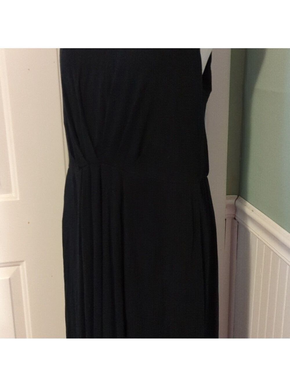 Mercer & Madison Black Sleeveless Maxi Dress Large - Picture 3 of 12